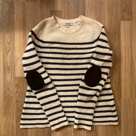 Madewell Merino Striped Sweater XS - Picture 2 of 7